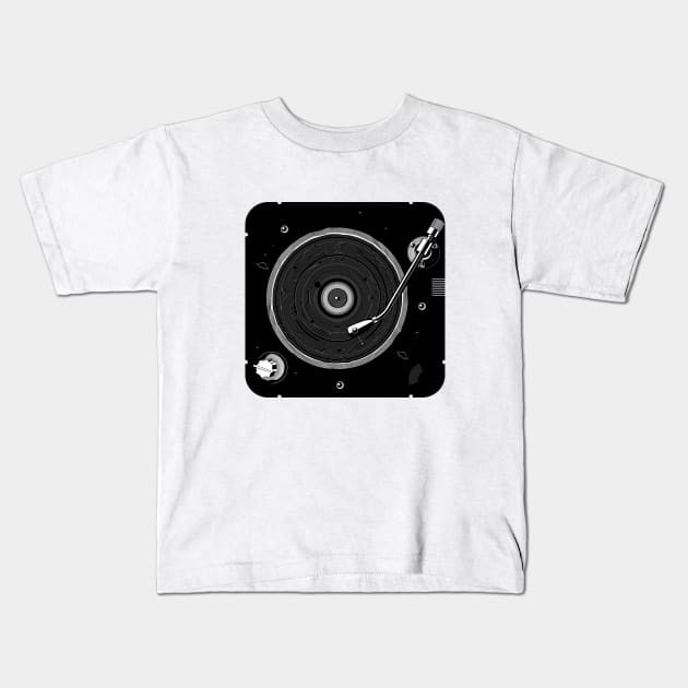 Vinyl recorder Kids T-Shirt by Natalatrala